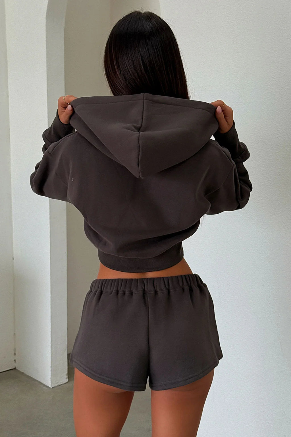 Series 10 Low Rise Shorts - Charcoal