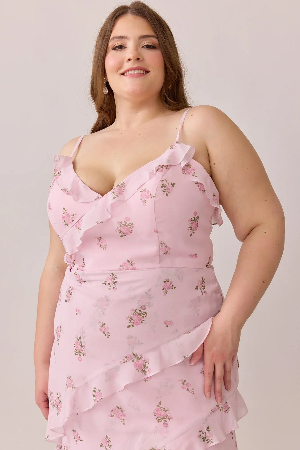 Chiffon Floral Print Dress | Made To Order