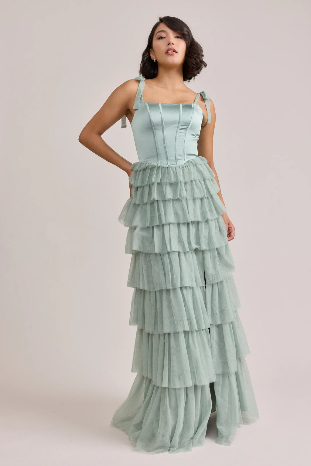 Satin + Tulle Dress | Made To Order