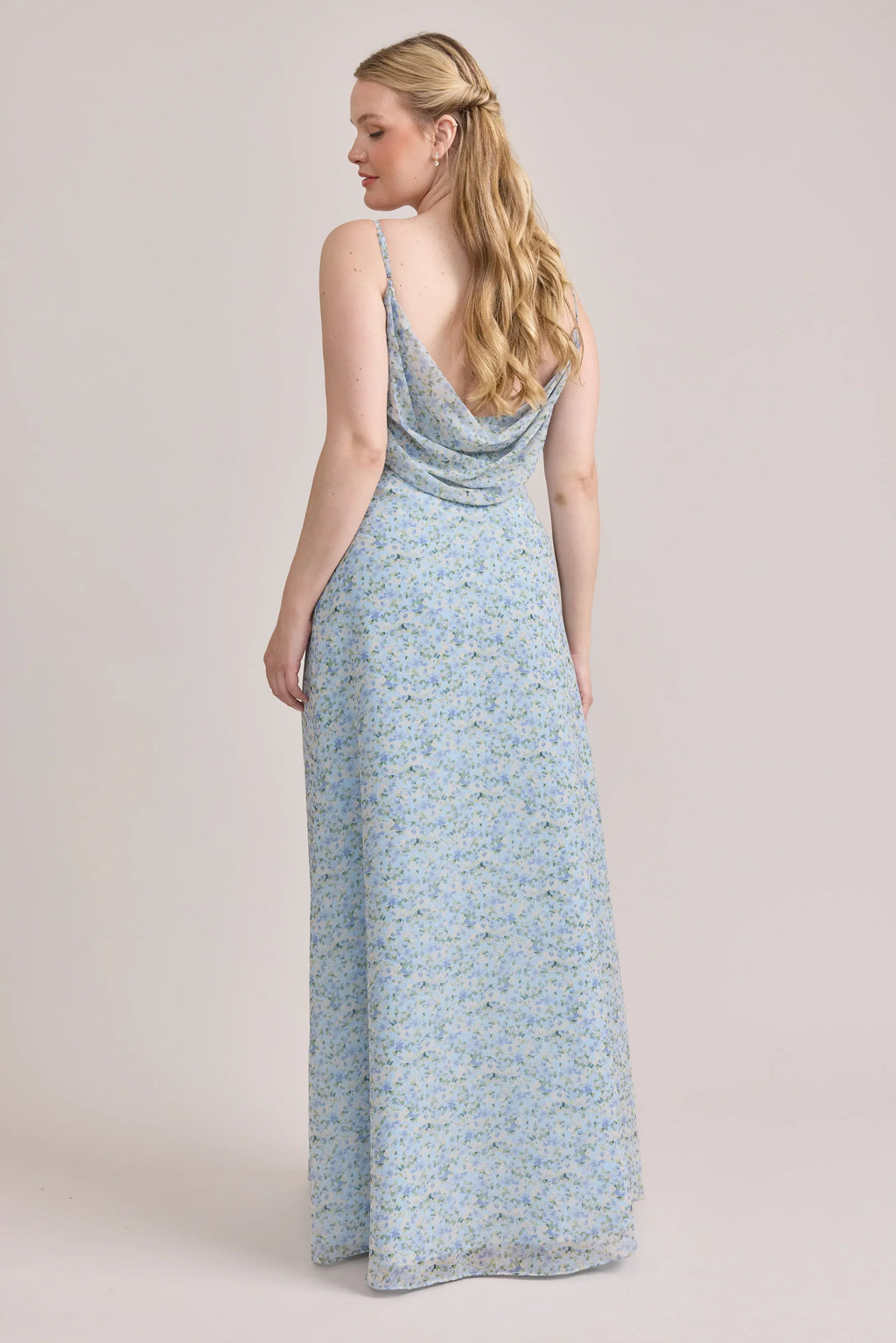 Nadia Chiffon Floral Print Dress | Made To Order