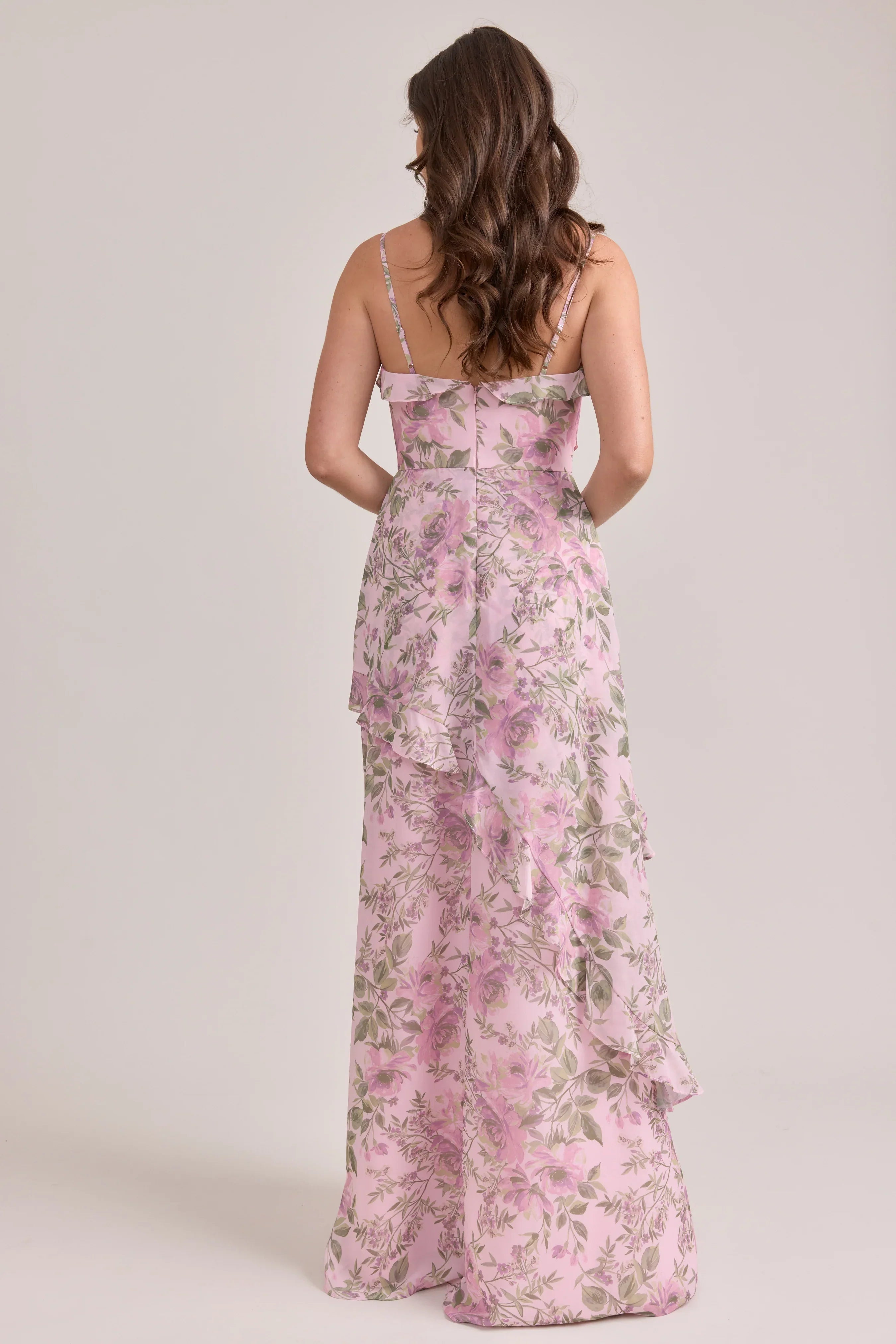 Chiffon Floral Print Dress | Made To Order