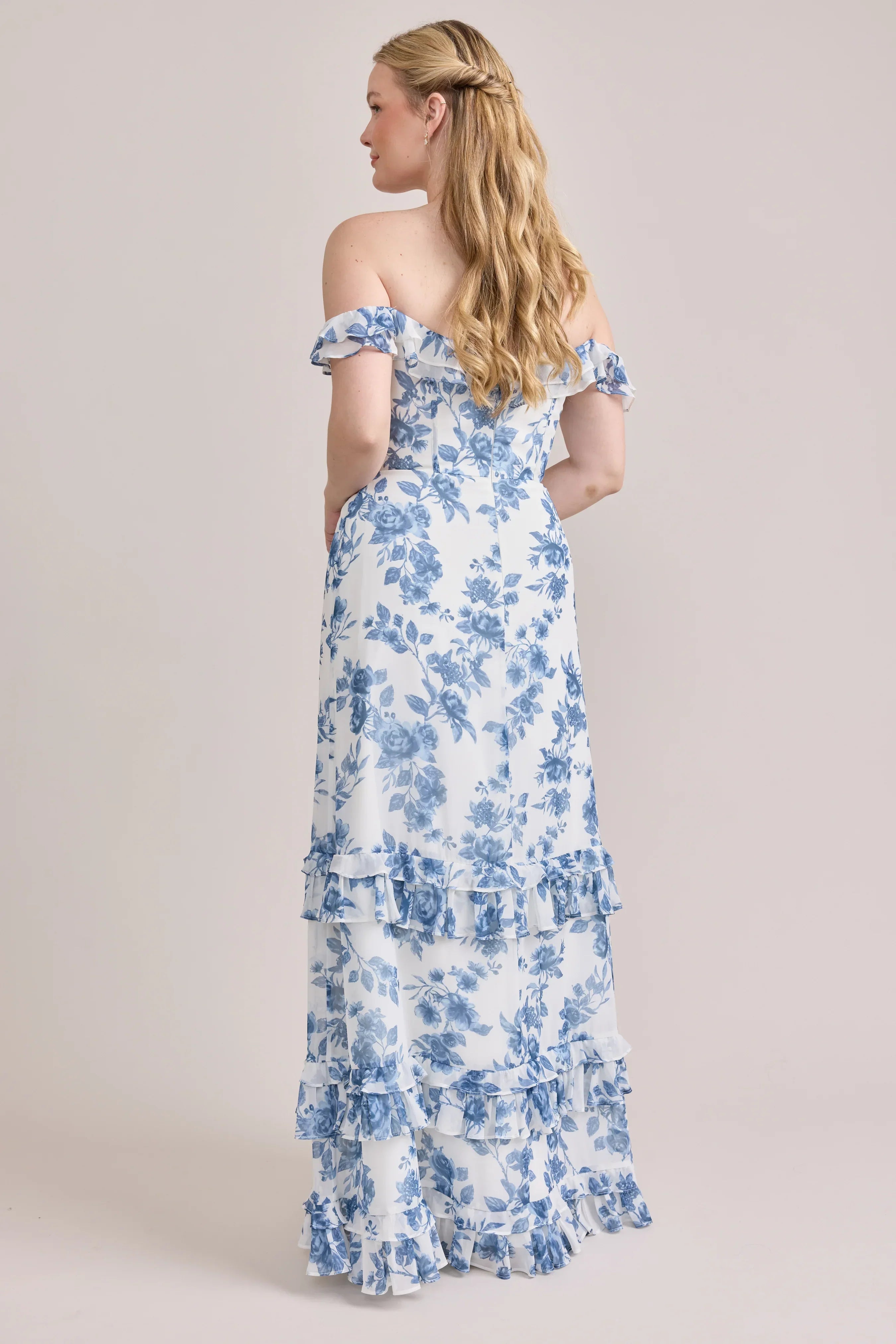 Shea Chiffon Floral Print Dress | Made To Order