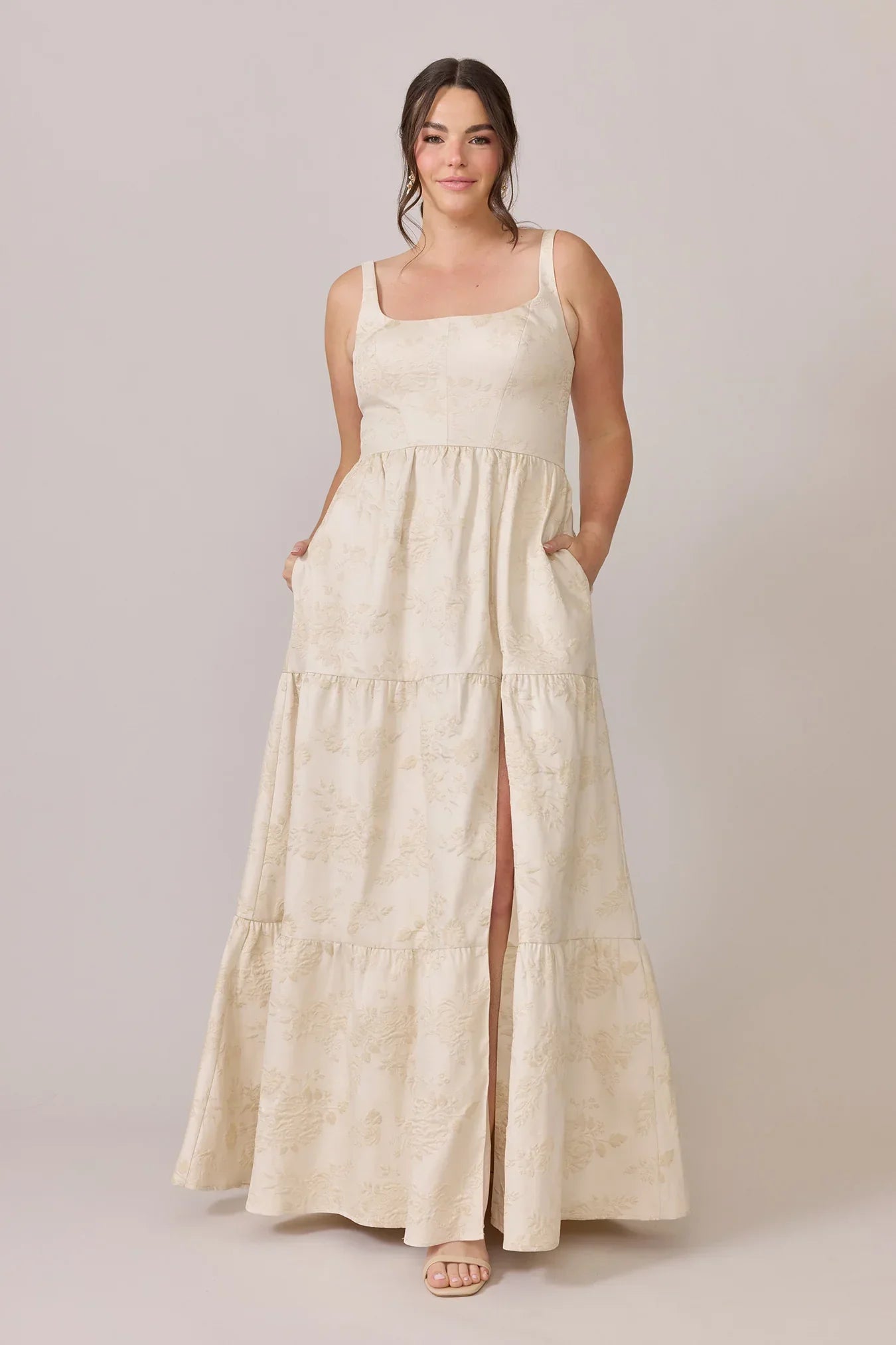 Winslet Jacquard Dress | Made To Order