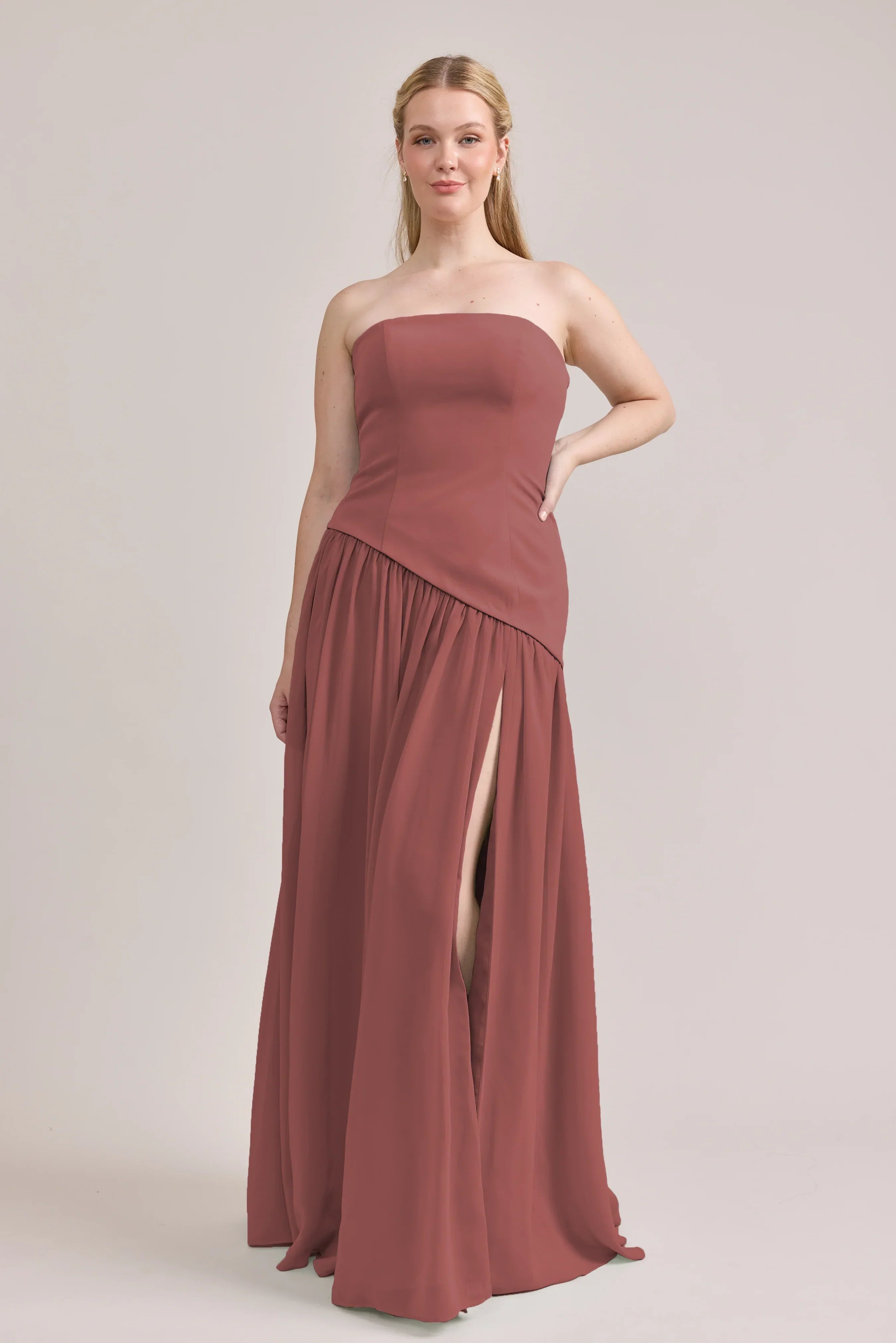 Crepe + Chiffon Dress | Made To Order