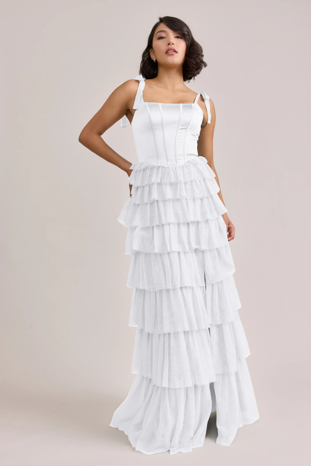 Satin + Tulle Dress | Made To Order