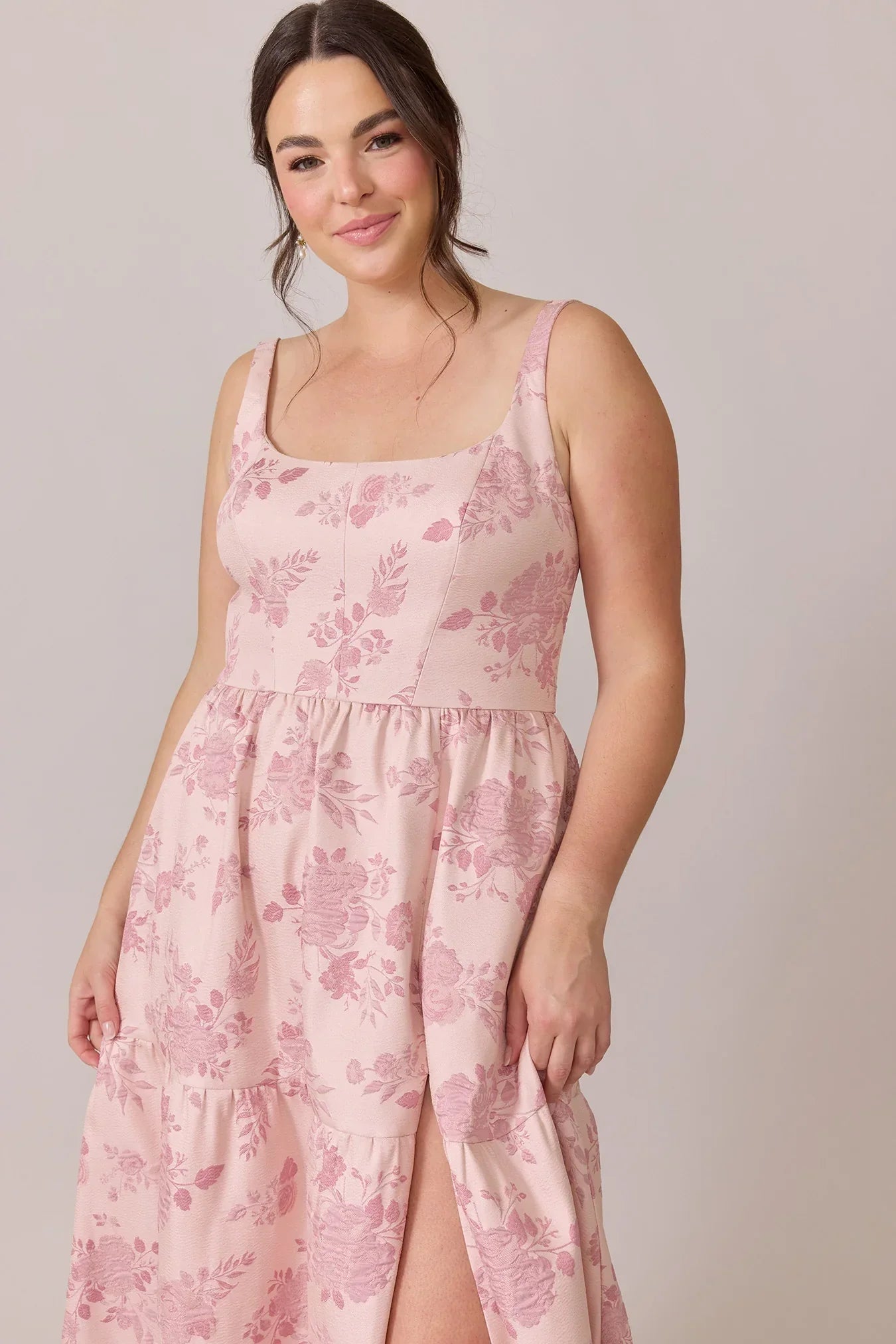 Winslet Jacquard Dress | Made To Order