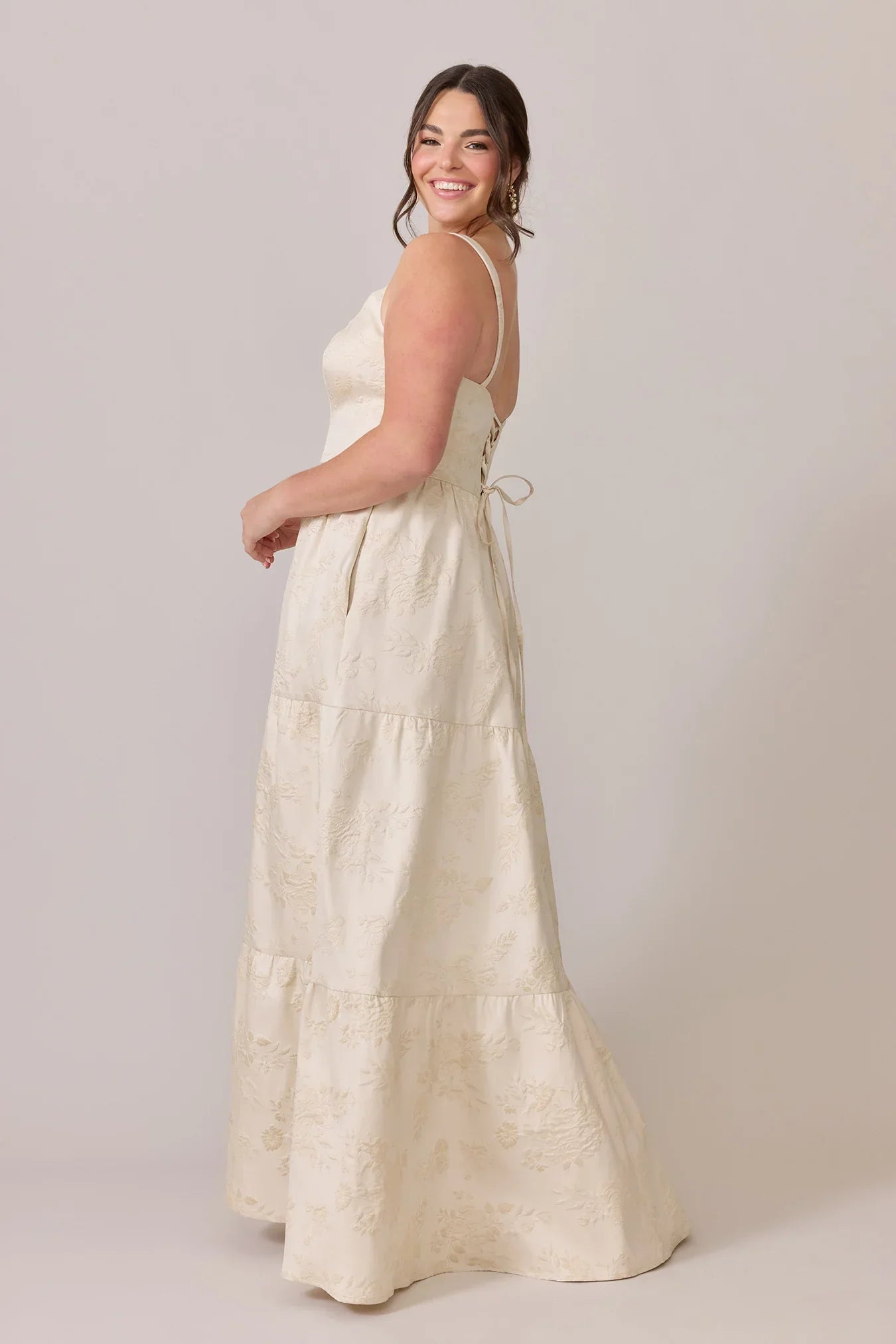 Winslet Jacquard Dress | Made To Order