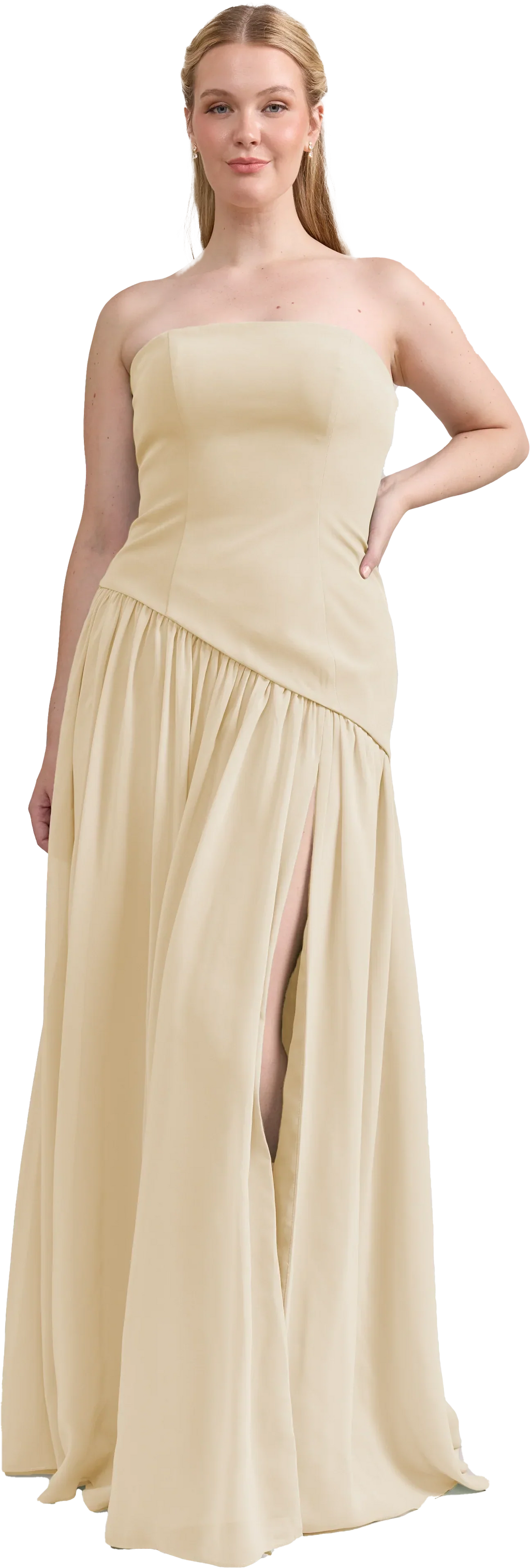 Crepe + Chiffon Dress | Made To Order