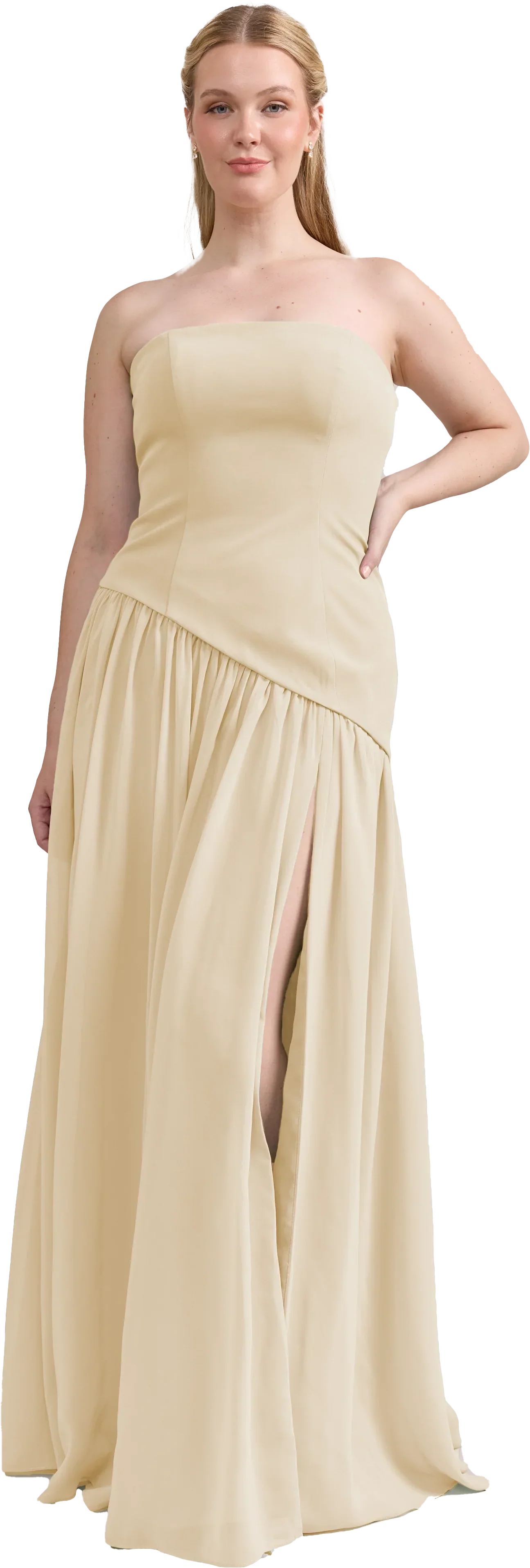 Crepe + Chiffon Dress | Made To Order