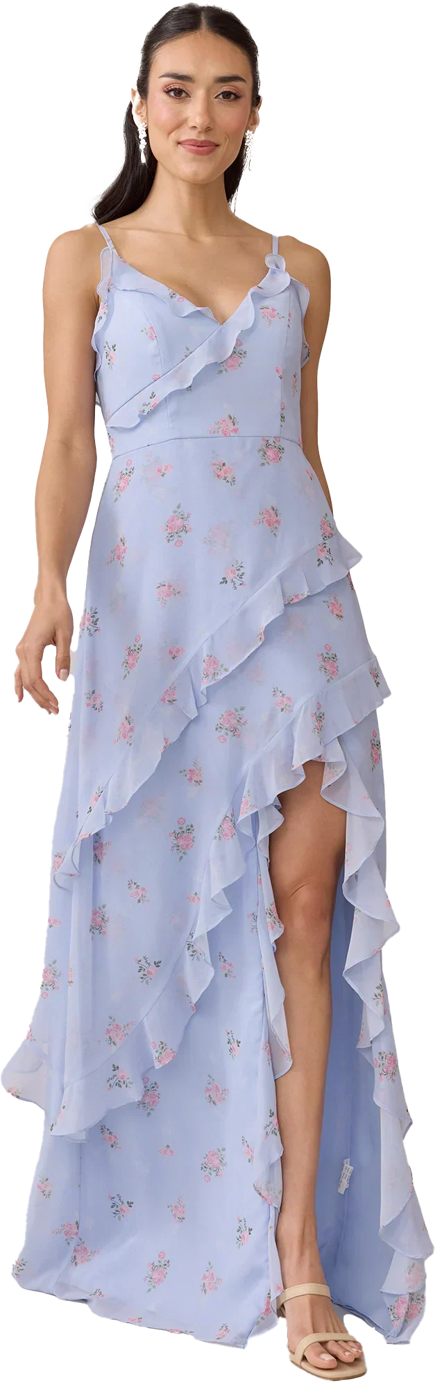 Chiffon Floral Print Dress | Made To Order