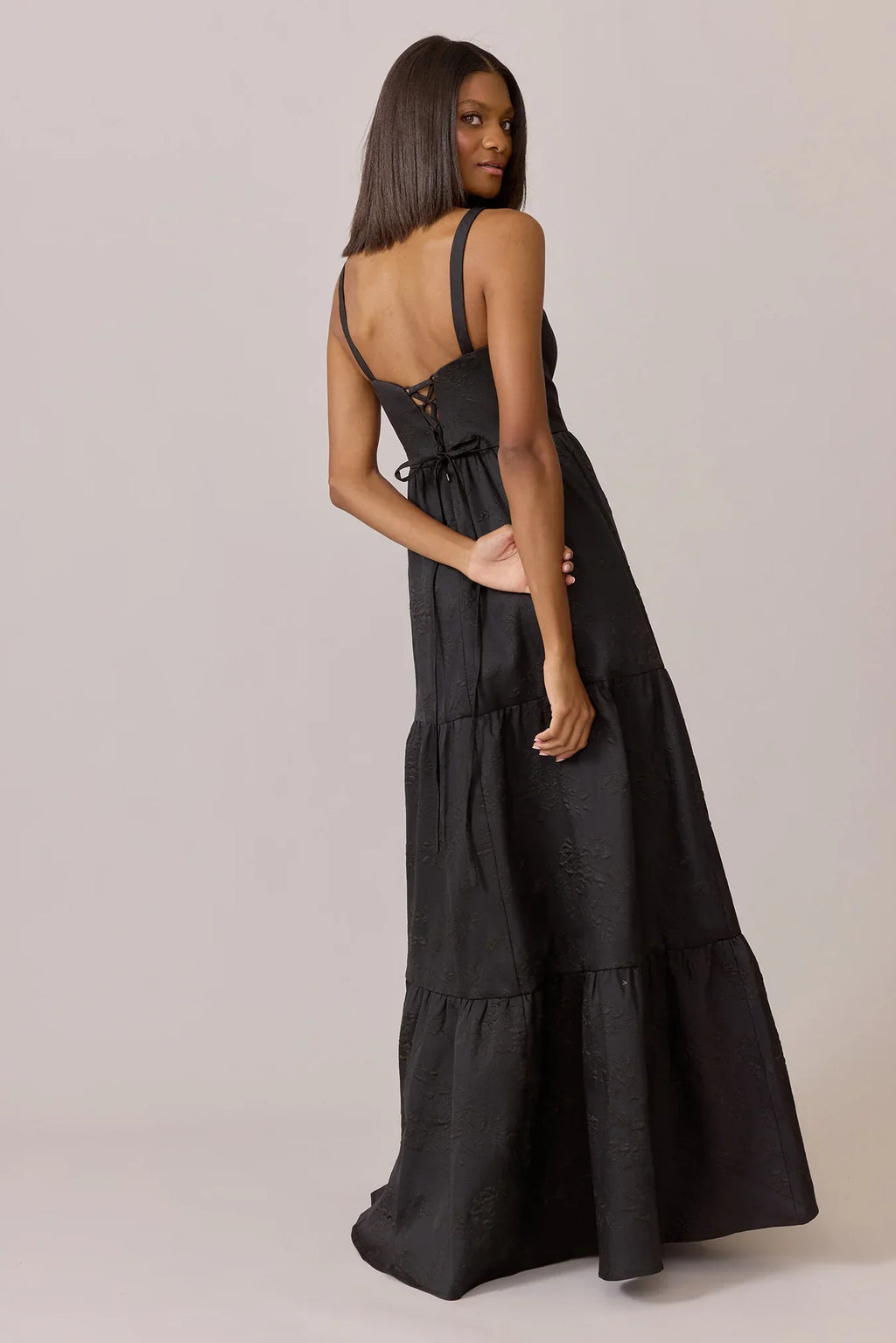 Winslet Jacquard Dress | Made To Order