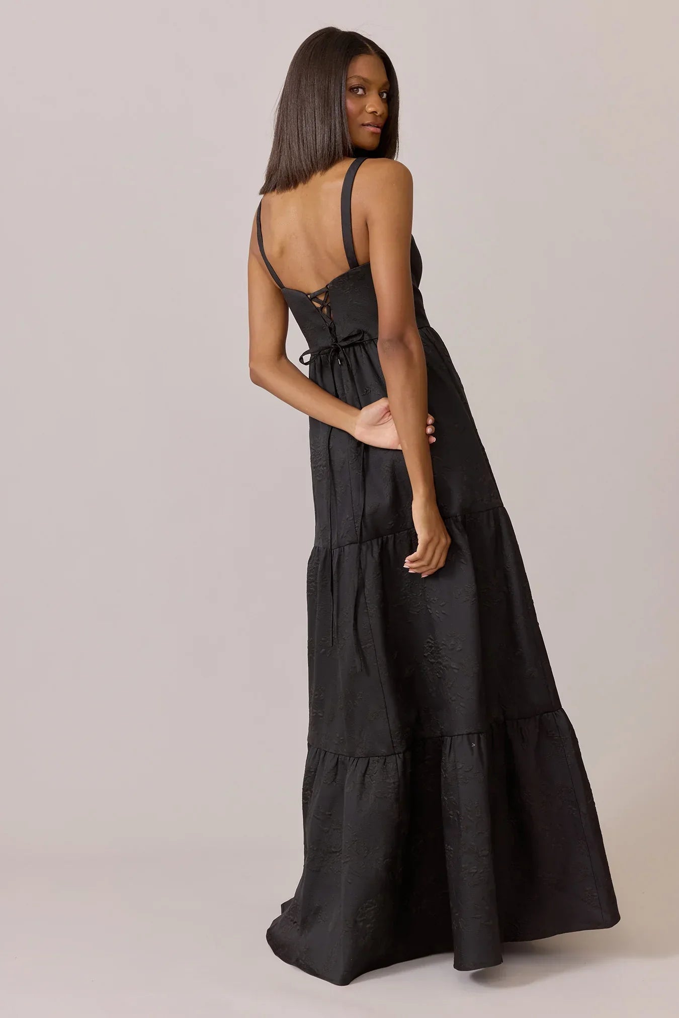 Winslet Jacquard Dress | Made To Order