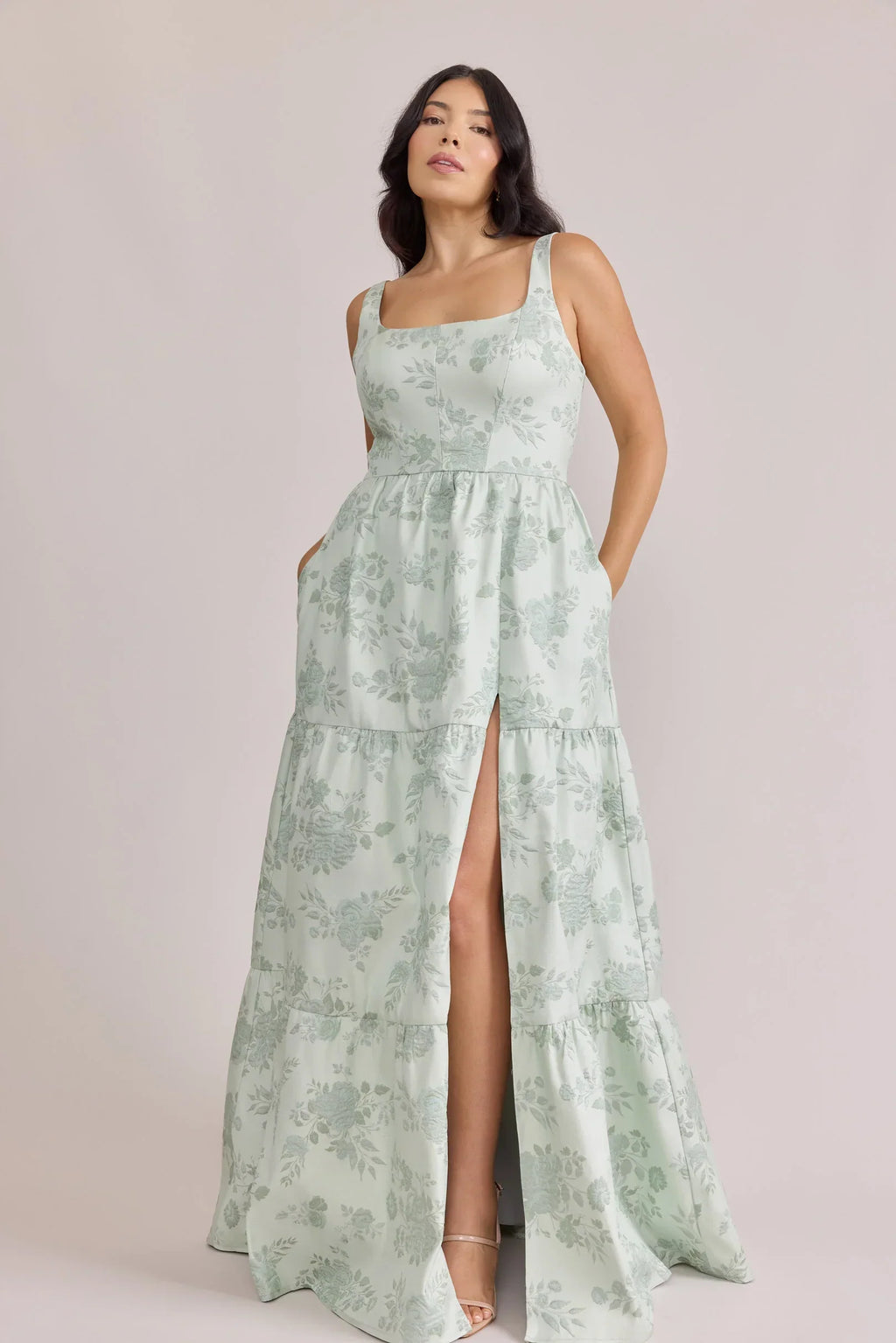 Winslet Jacquard Dress | Made To Order