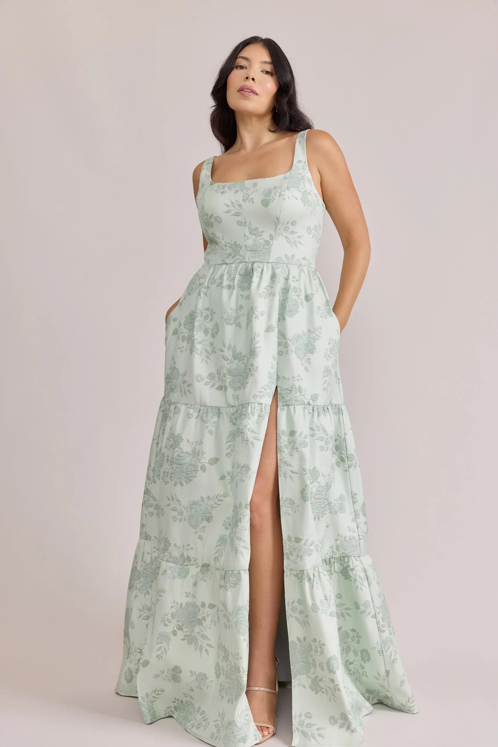 Winslet Jacquard Dress | Made To Order