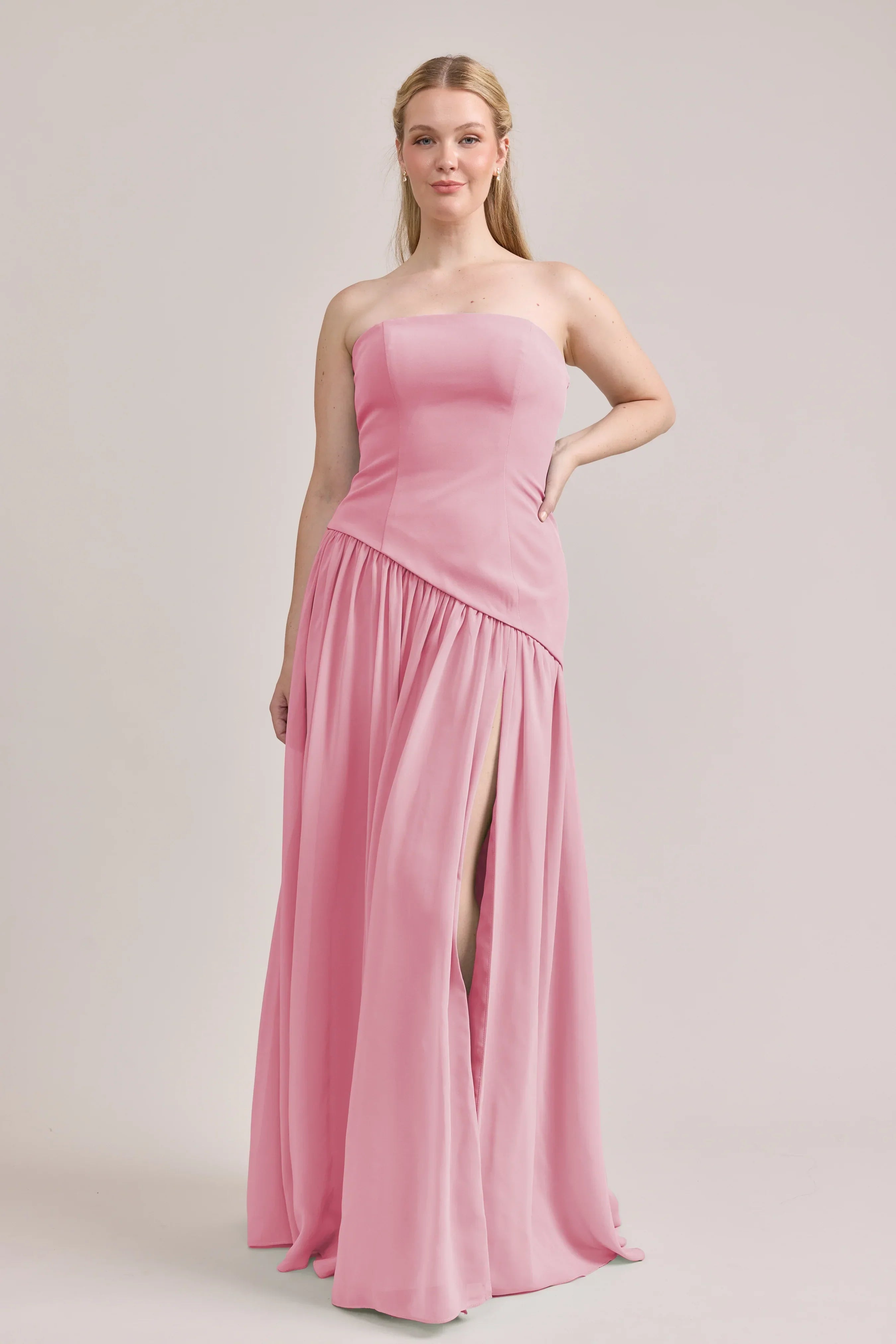 Crepe + Chiffon Dress | Made To Order