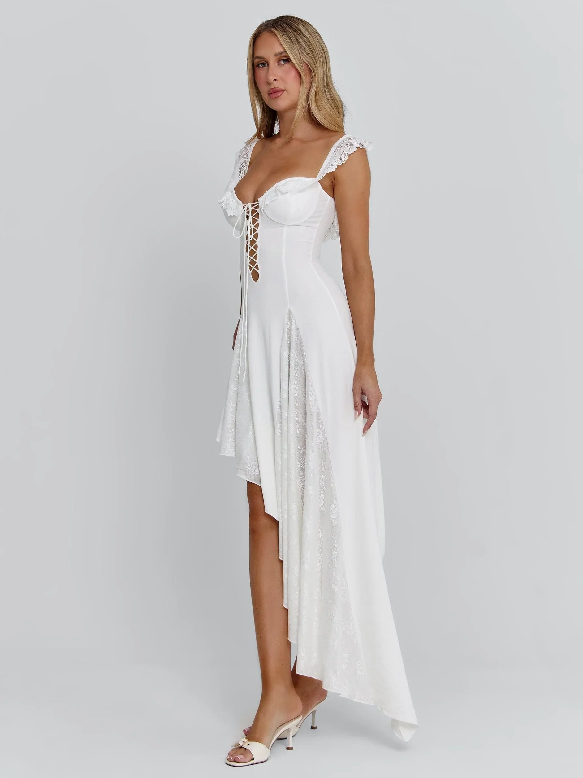 BRISA MAXI DRESS WHITE