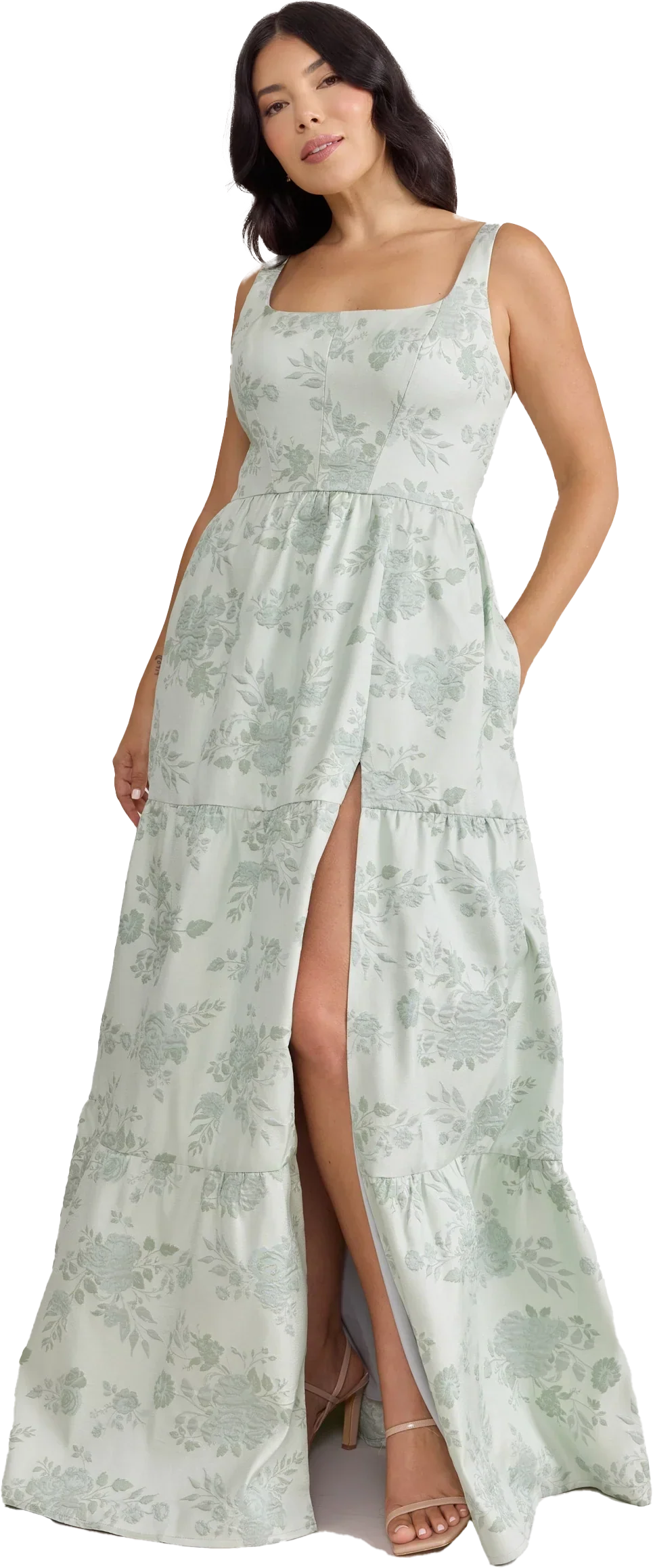 Winslet Jacquard Dress | Made To Order