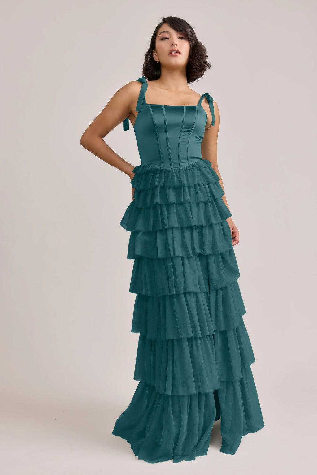 Satin + Tulle Dress | Made To Order