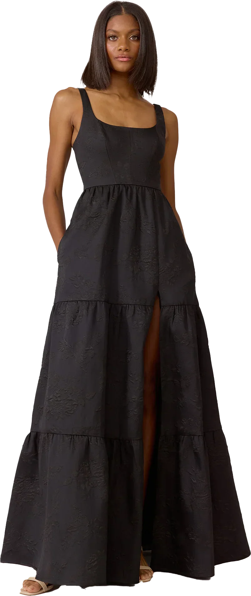 Winslet Jacquard Dress | Made To Order