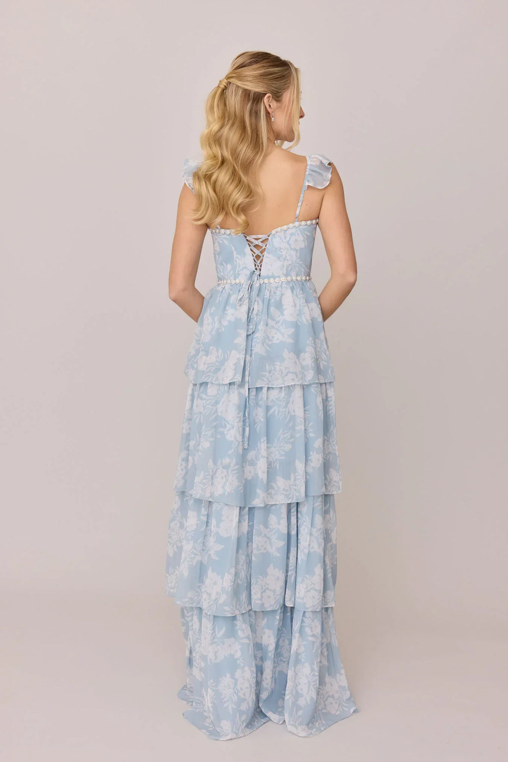 Luxe Chiffon Floral Print Dress | Made To Order
