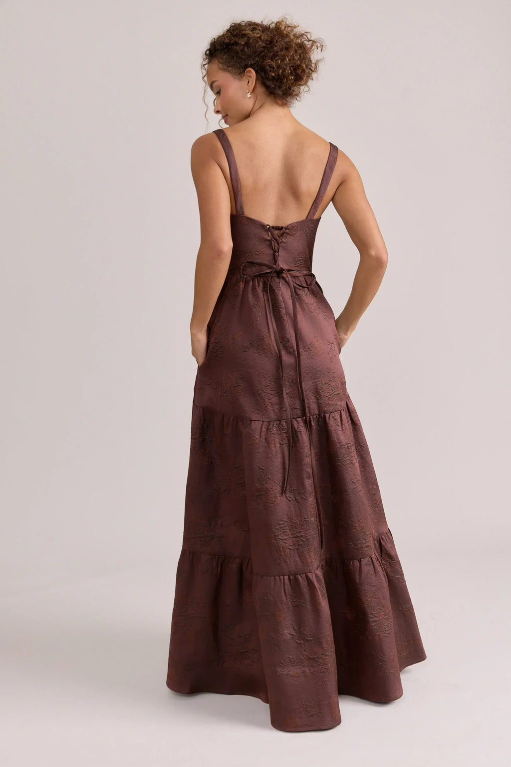 Winslet Jacquard Dress | Made To Order
