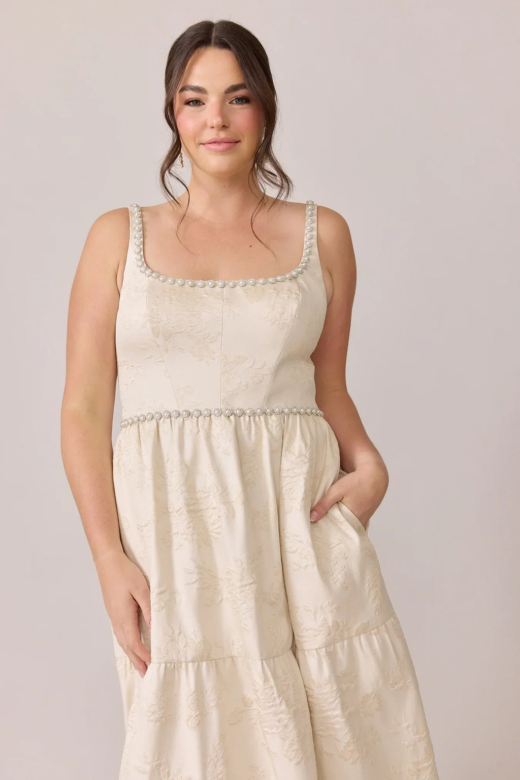 Luxe Jacquard Dress | Made To Order