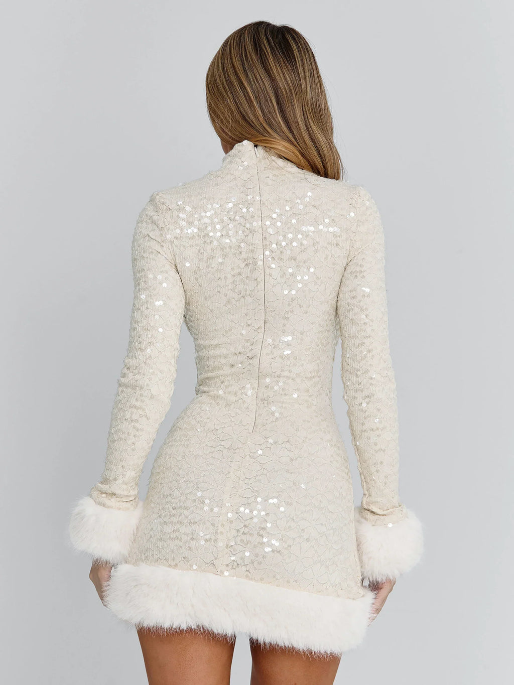 OMEYA MINI DRESS WHITE