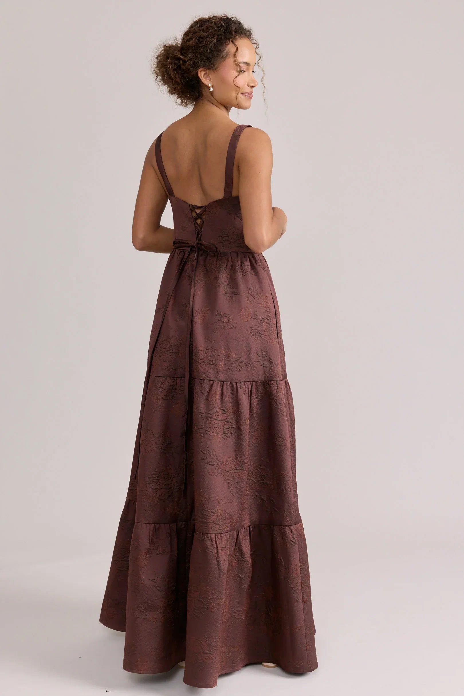 Winslet Jacquard Dress | Made To Order