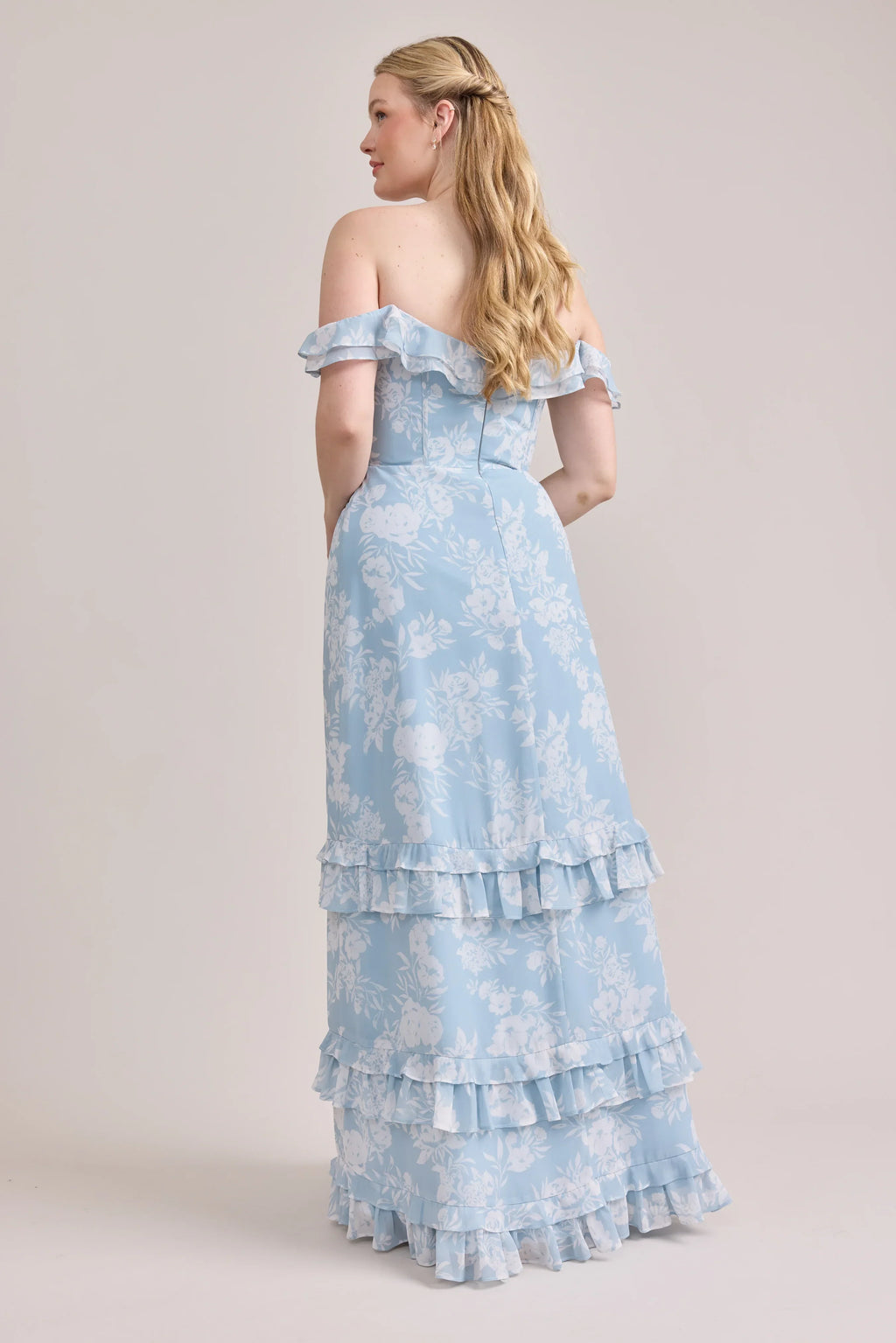 Shea Chiffon Floral Print Dress | Made To Order