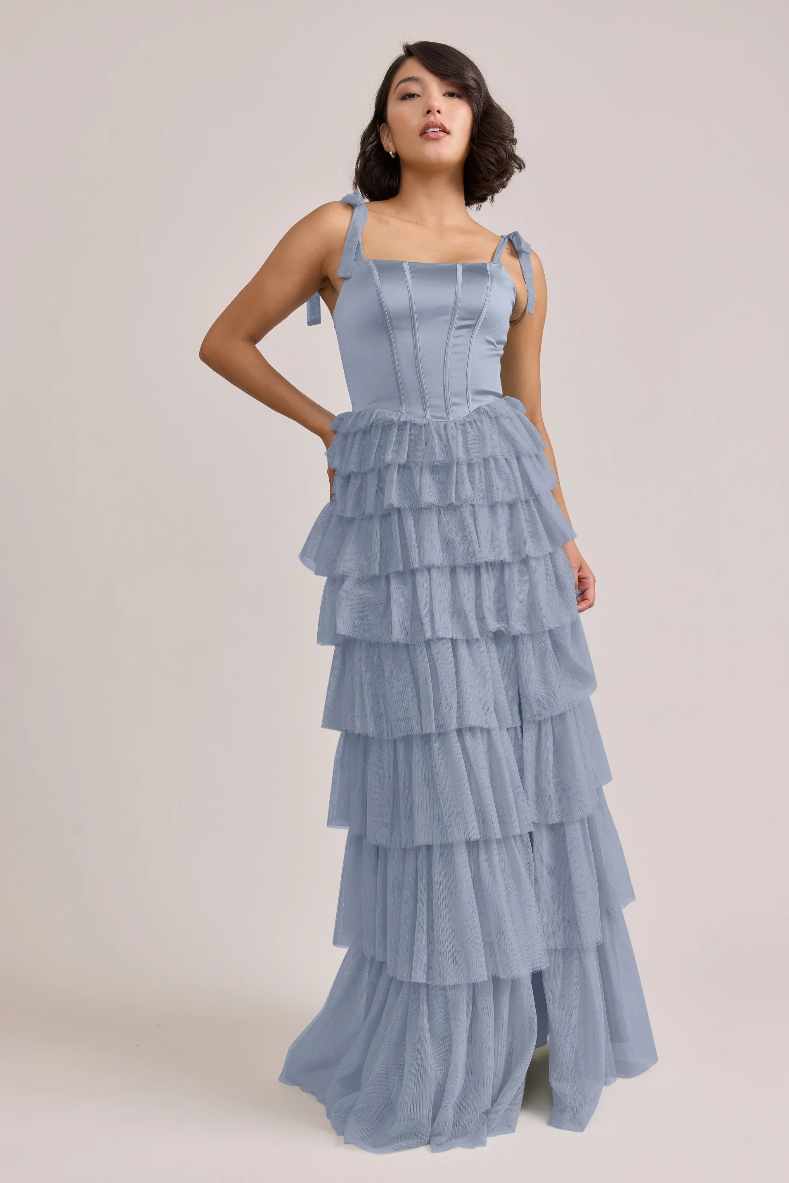 Satin + Tulle Dress | Made To Order