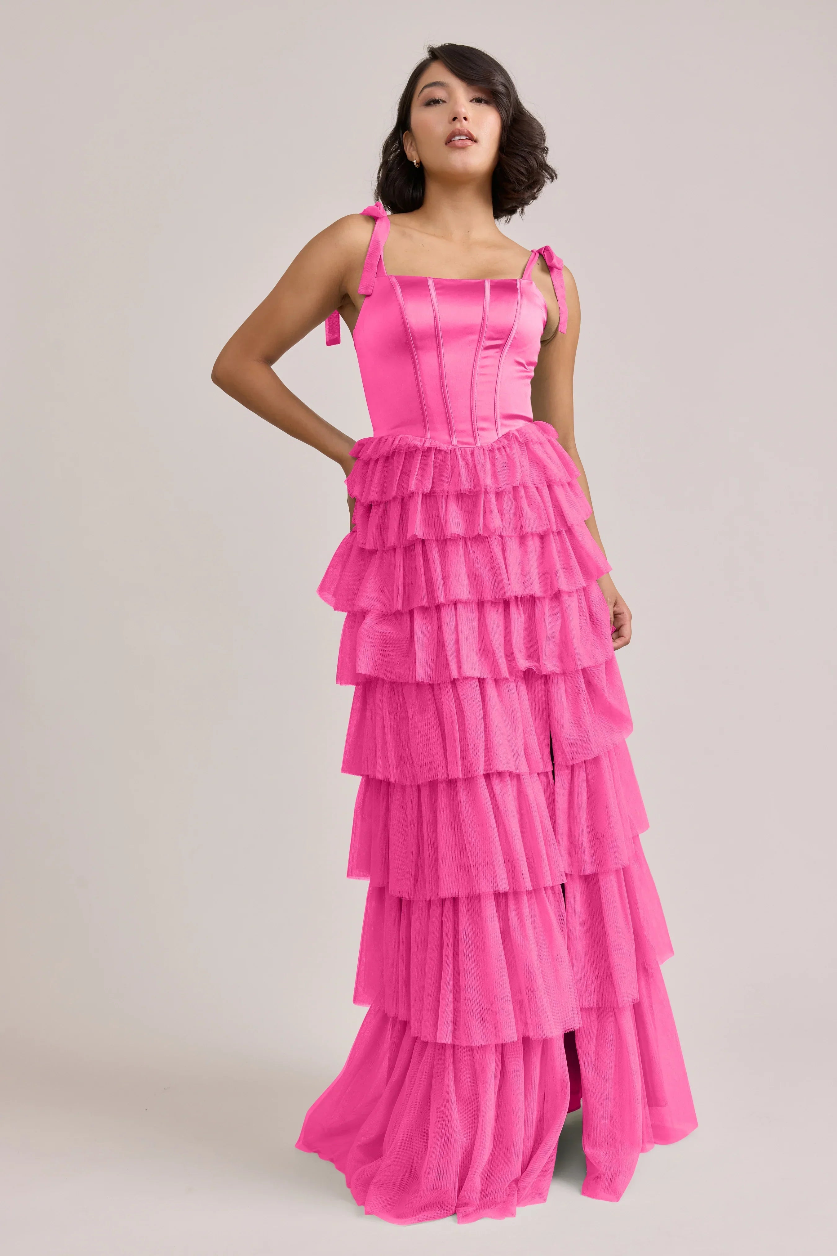 Satin + Tulle Dress | Made To Order