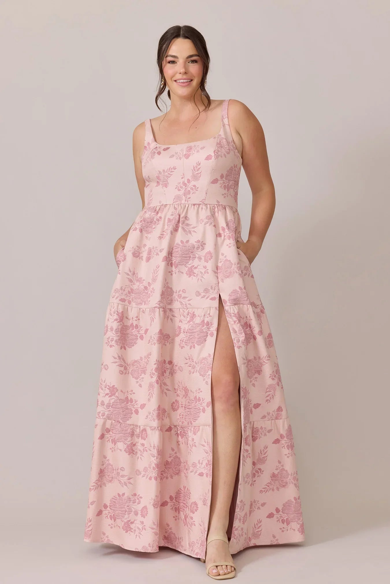 Winslet Jacquard Dress | Made To Order