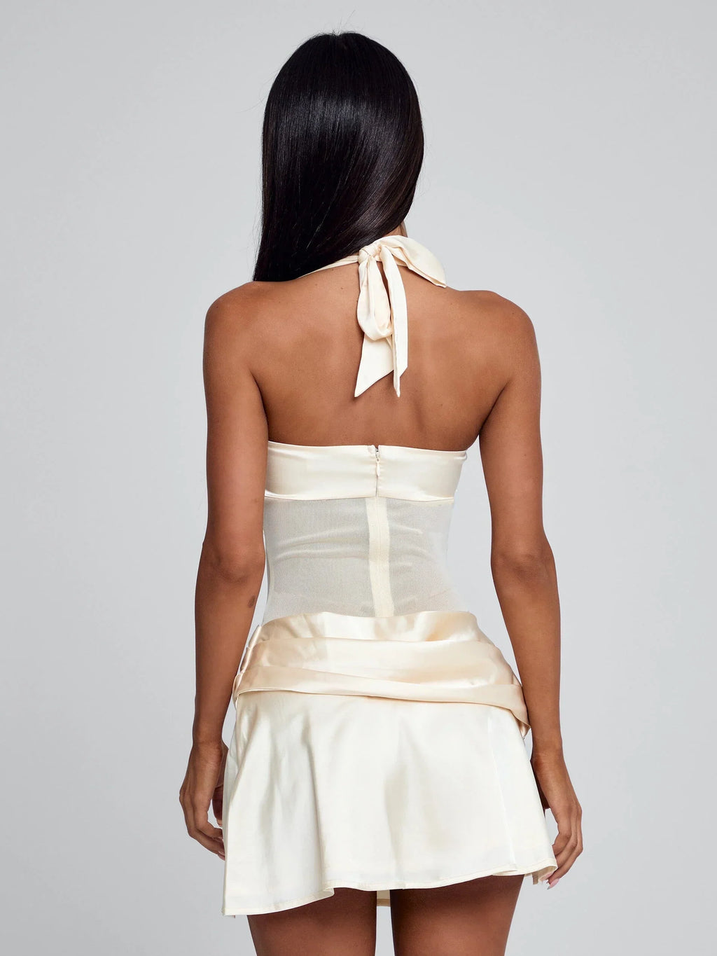 CARMIN MINI DRESS IVORY
