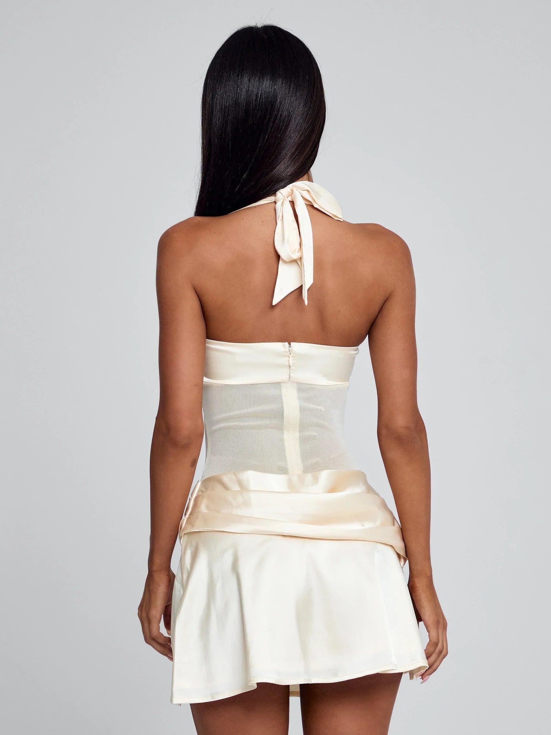 CARMIN MINI DRESS IVORY