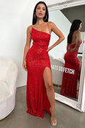 Ciara Maxi Dress - Red Sequin