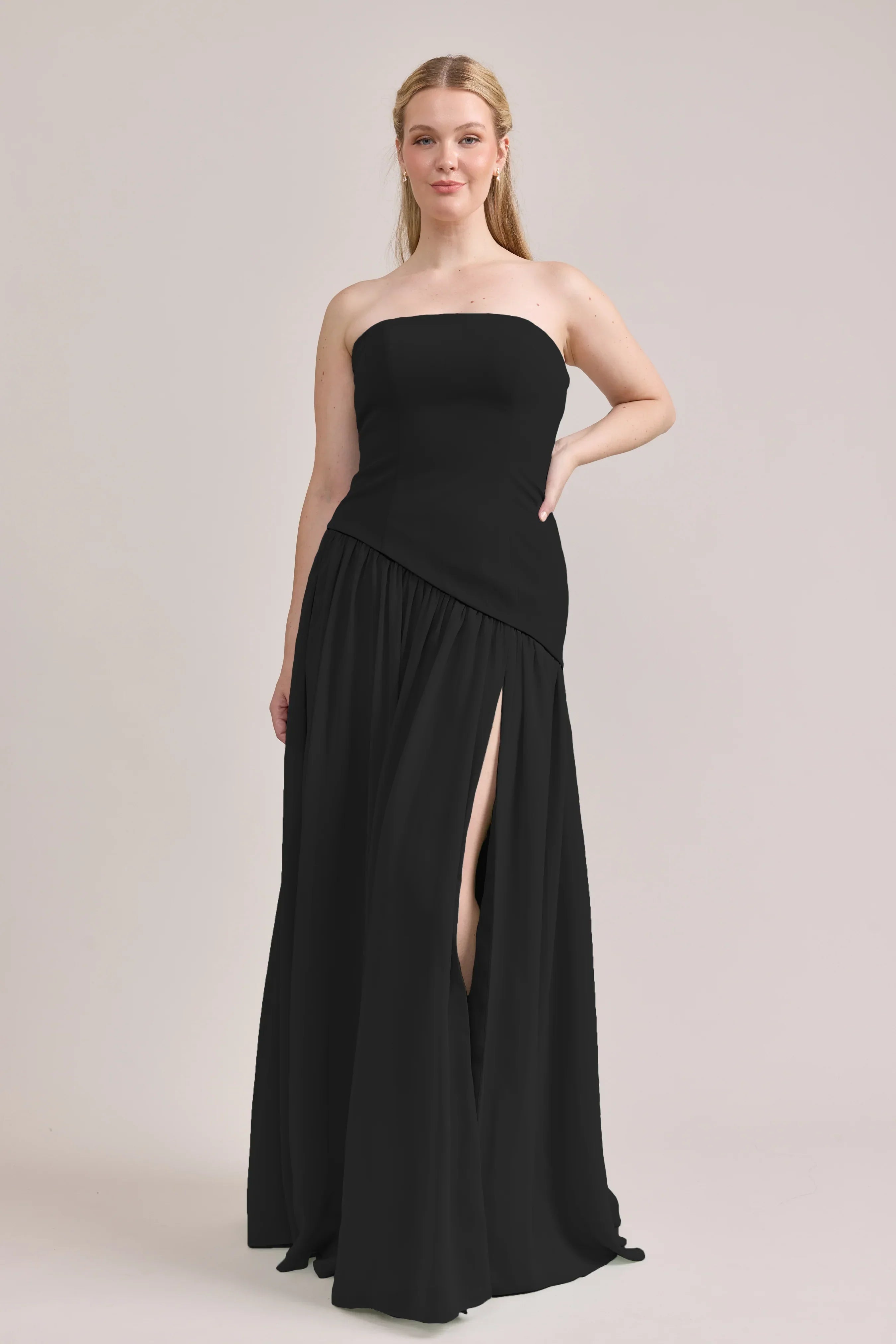 Crepe + Chiffon Dress | Made To Order