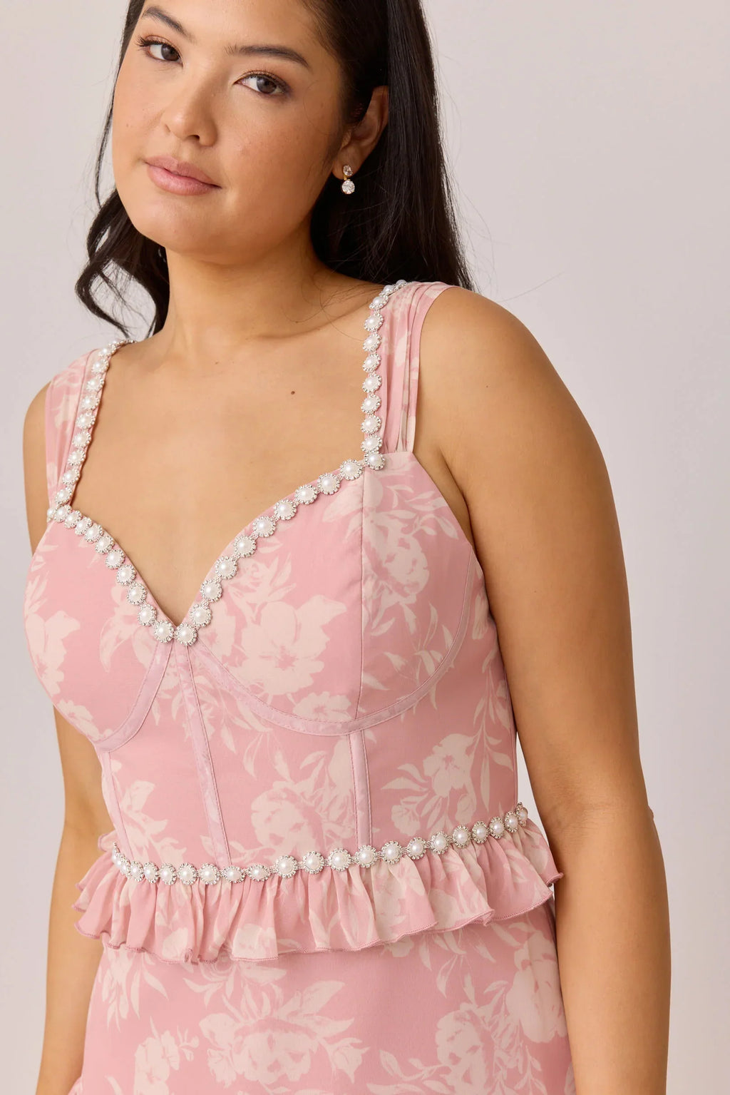Luxe Chiffon Floral Print Dress | Made To Order