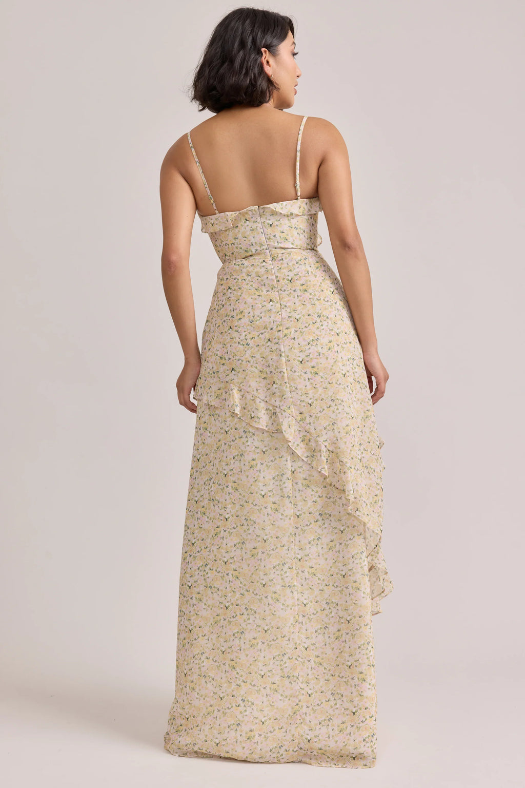 Chiffon Floral Print Dress | Made To Order