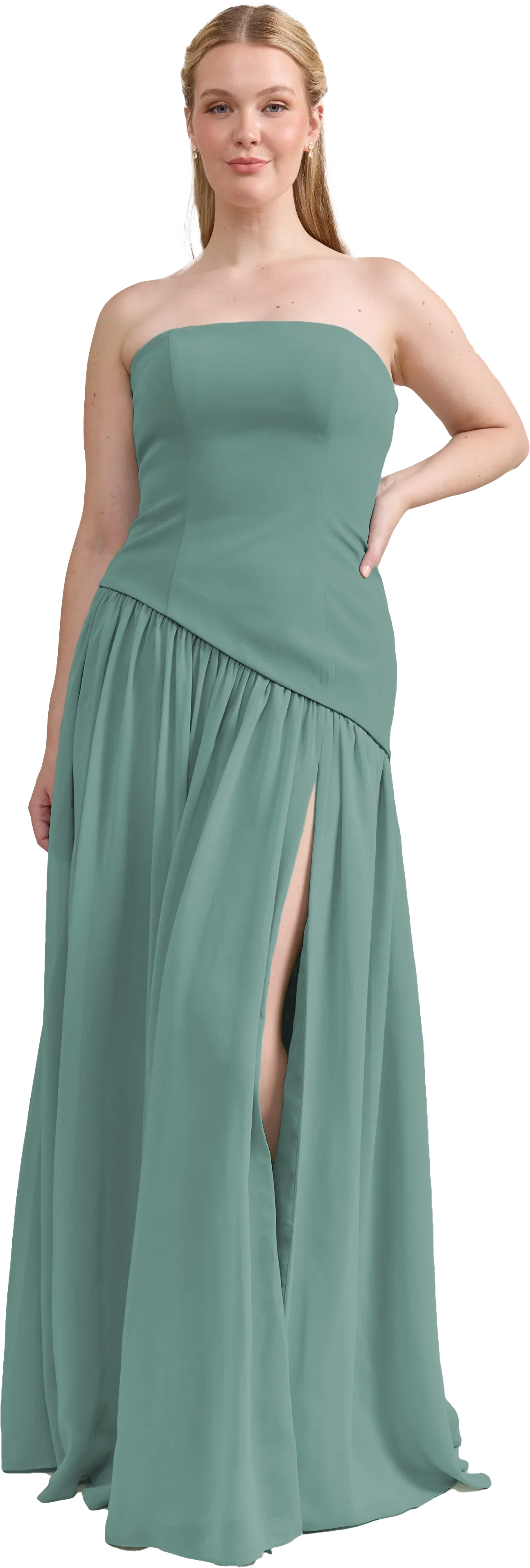 Crepe + Chiffon Dress | Made To Order