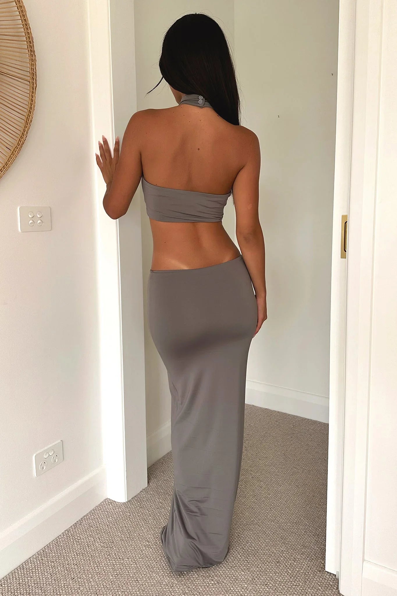 Seda Maxi Skirt - Grey