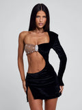 AURELINE MINI DRESS BLACK
