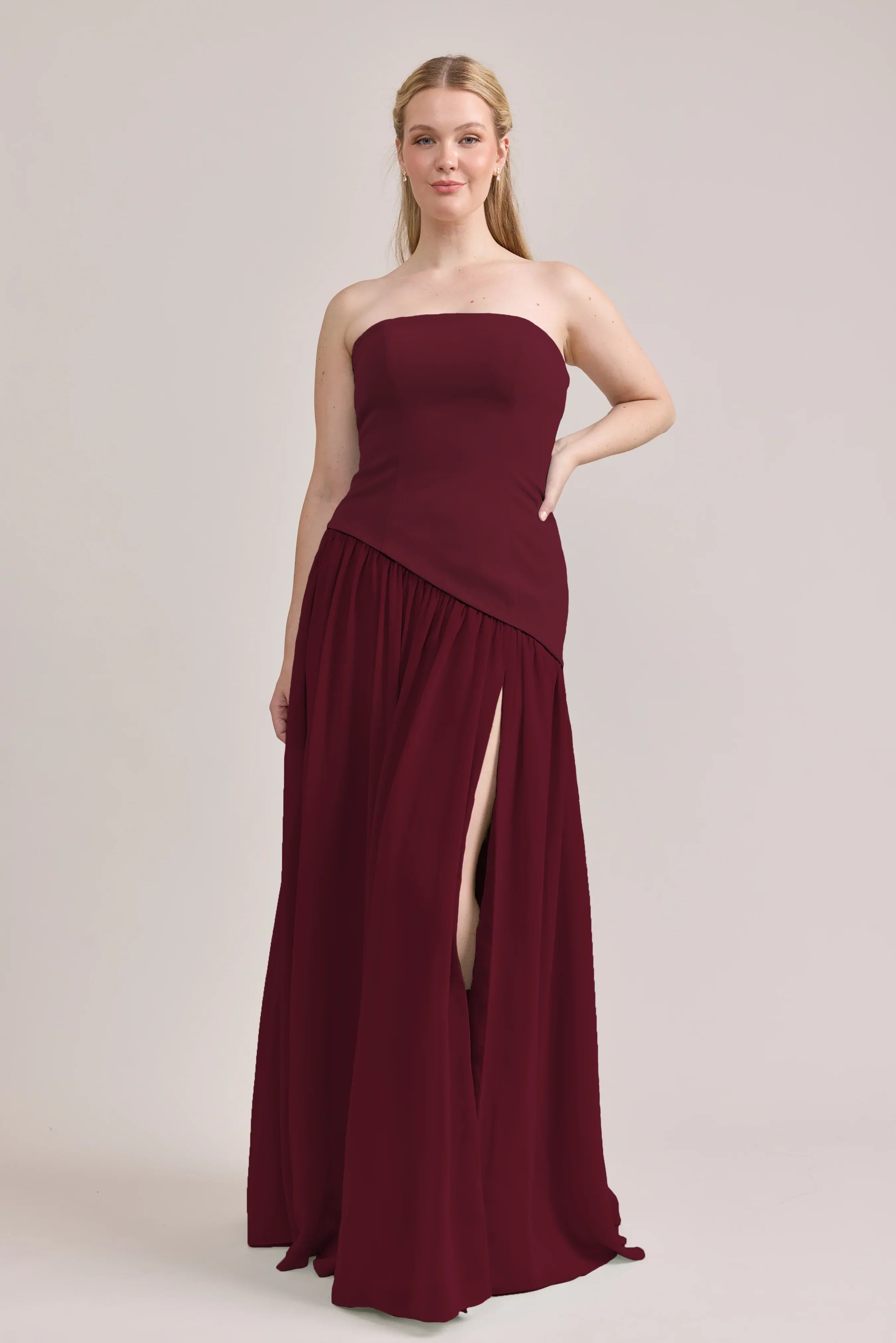 Crepe + Chiffon Dress | Made To Order