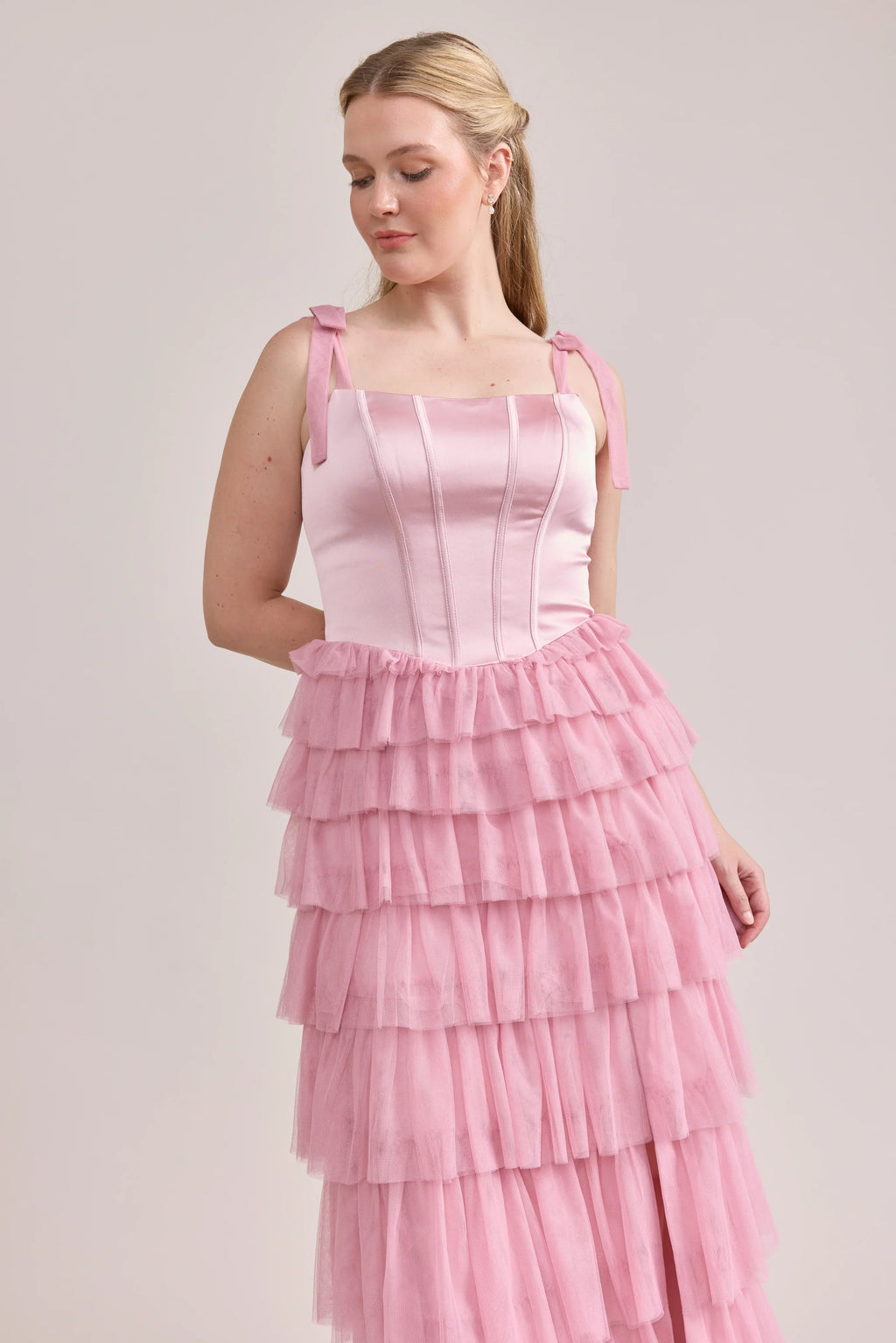 Satin + Tulle Dress | Made To Order