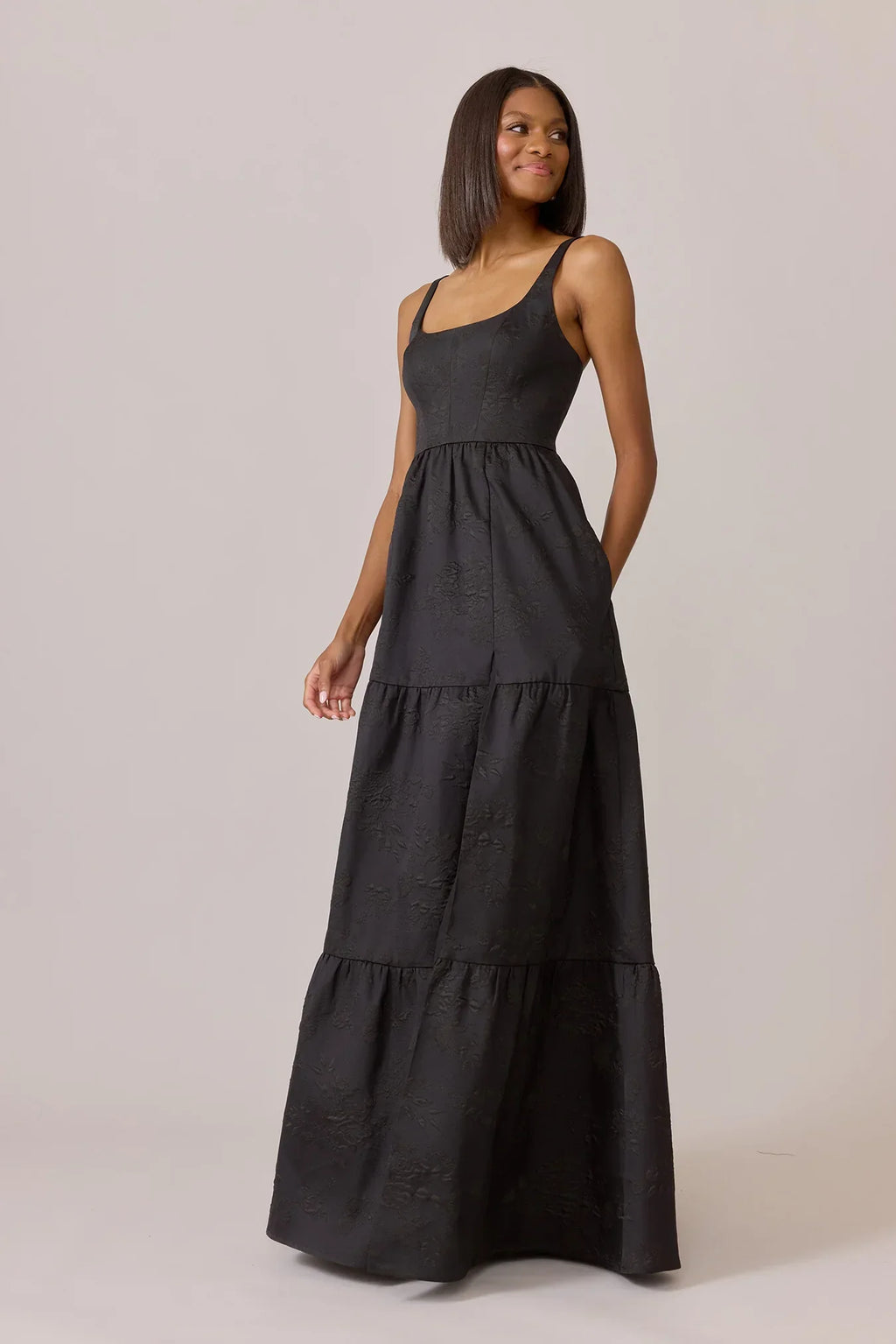 Winslet Jacquard Dress | Made To Order