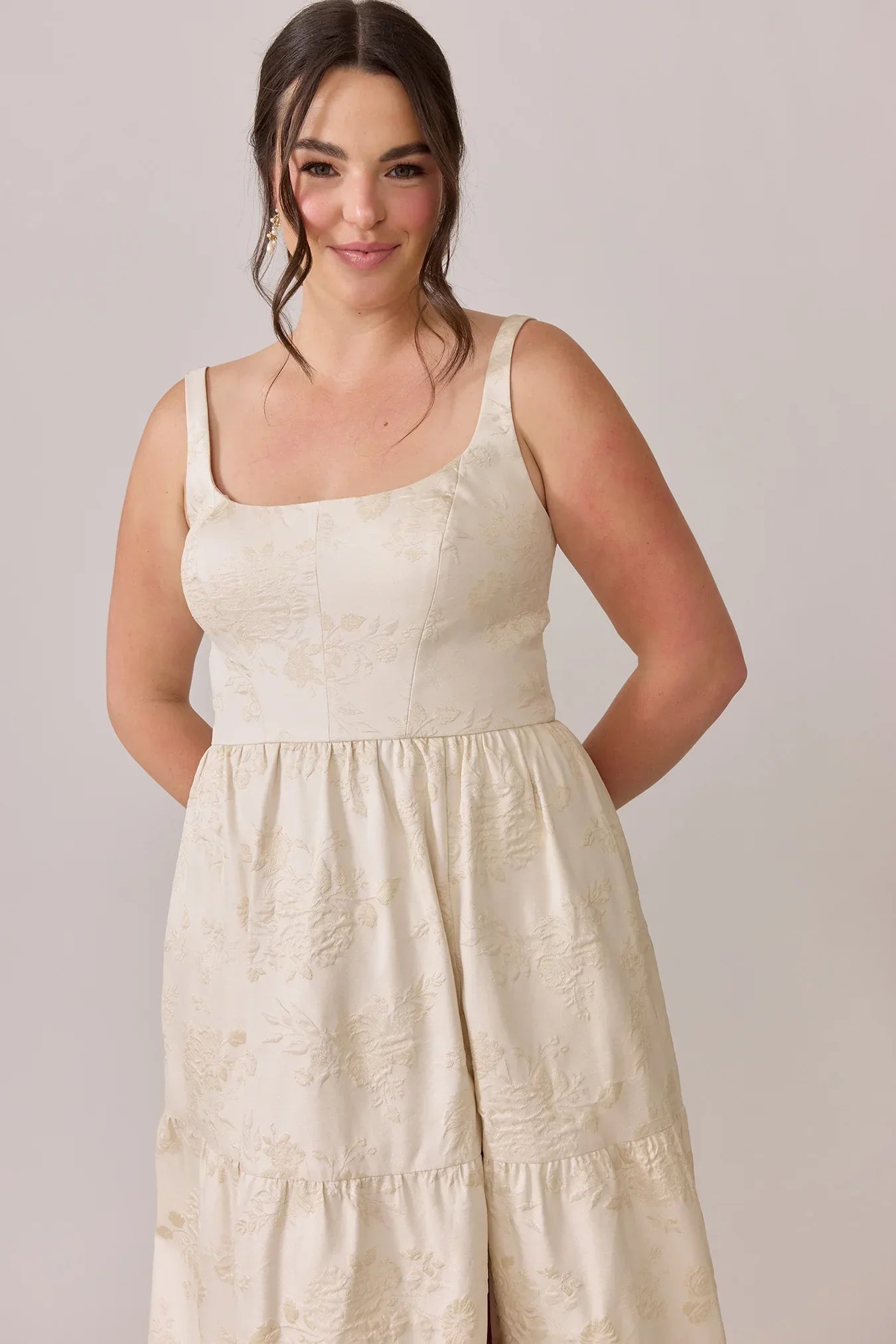 Winslet Jacquard Dress | Made To Order