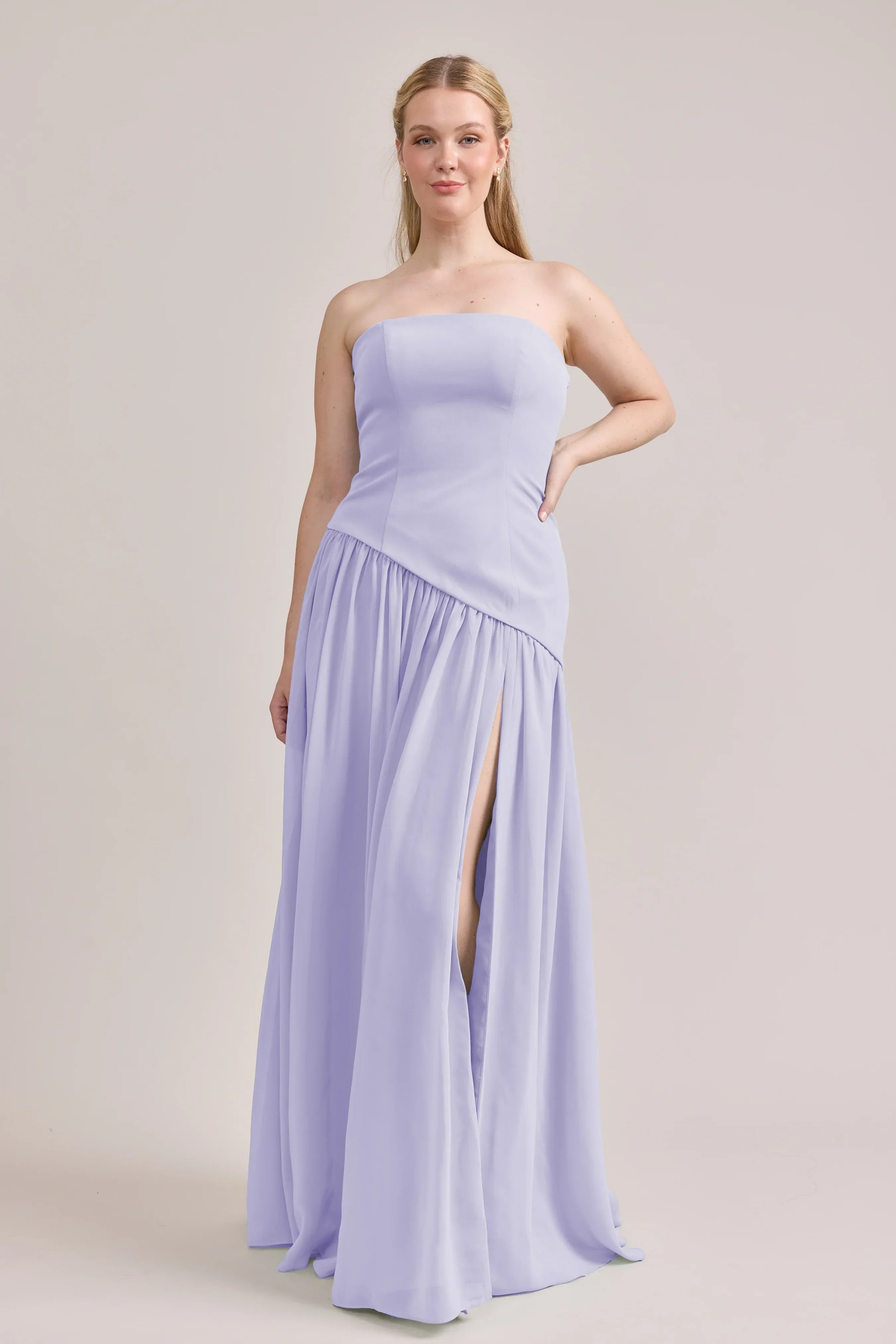 Crepe + Chiffon Dress | Made To Order