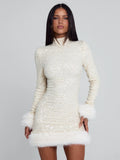 OMEYA MINI DRESS WHITE