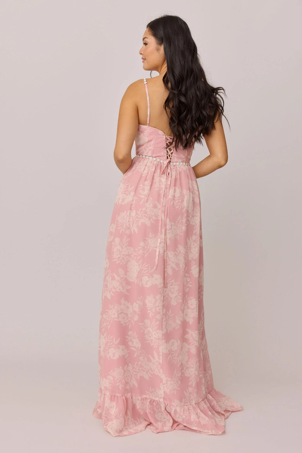 Luxe Chiffon Floral Print Dress | Made To Order