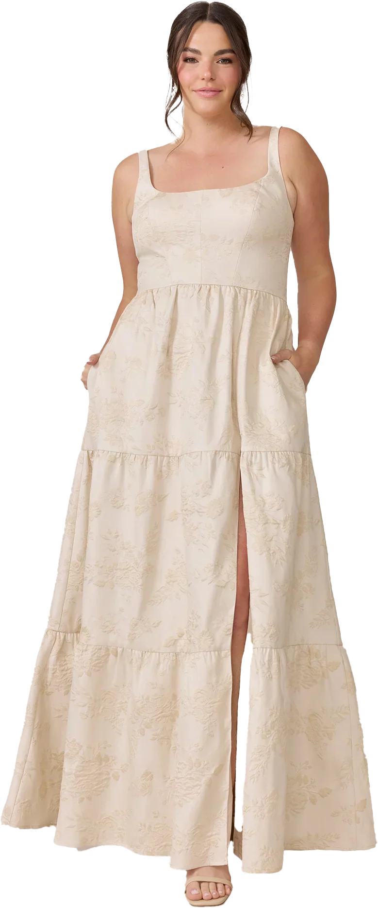 Winslet Jacquard Dress | Made To Order