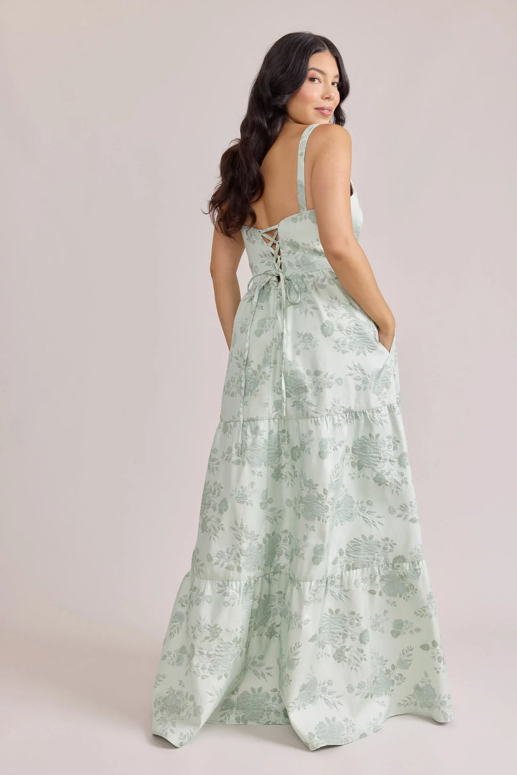 Winslet Jacquard Dress | Made To Order
